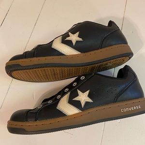 Converse Black Leather Shoes Men’s 7.5